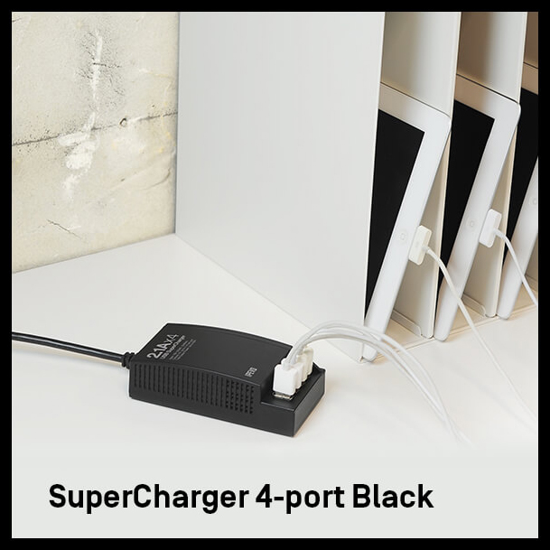 IPEVO SuperCharger 4-port Black