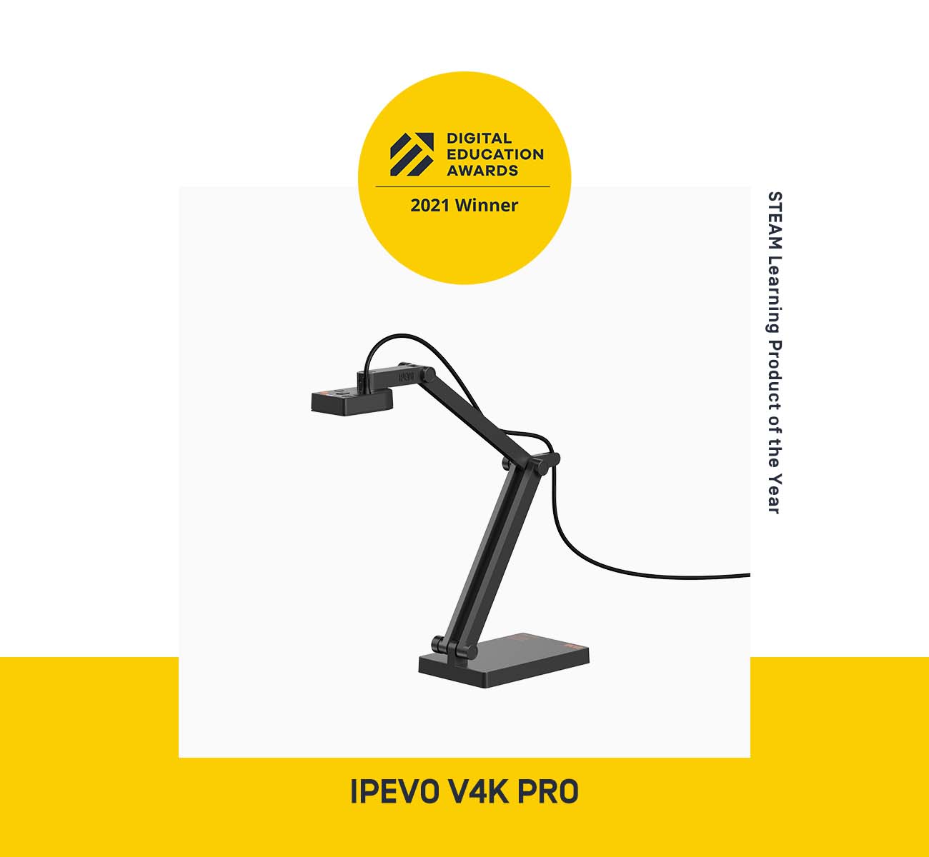 IPEVO V4K PRO | STEAM Learning Product of the Year