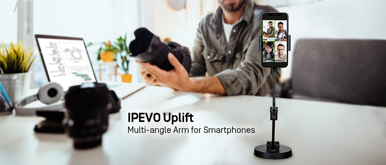 IPEVO Uplift Multi-angle Arm for Smartphones