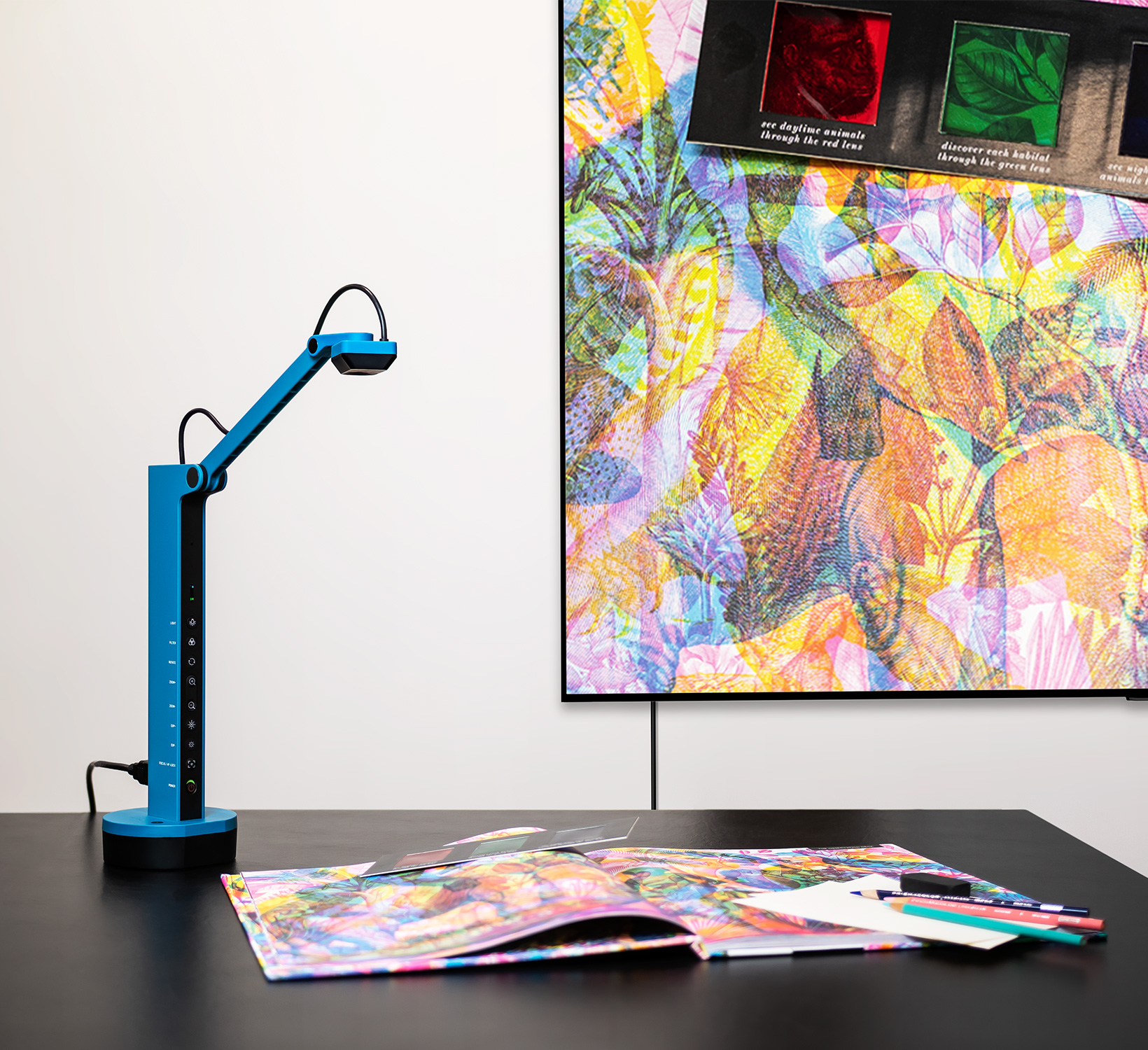 Visualiseur/Caméra de documents VZX sans fil, HDMI et USB 8 Mpx